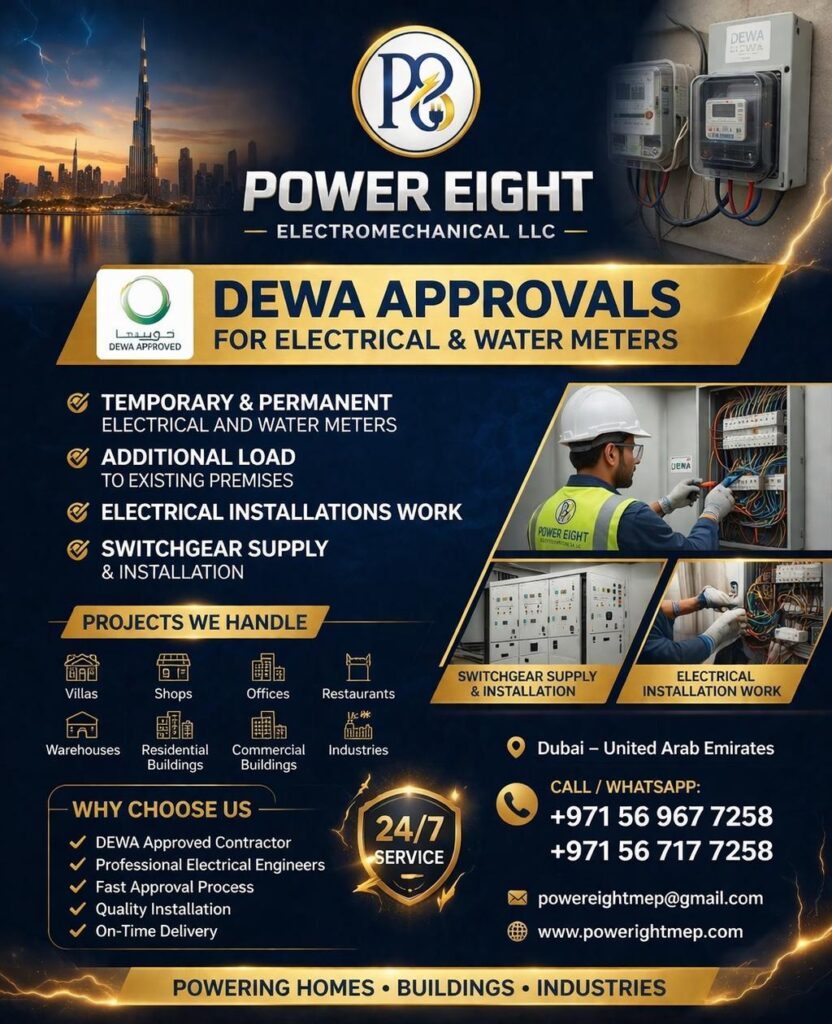 DEWA Meter Installation Dubai